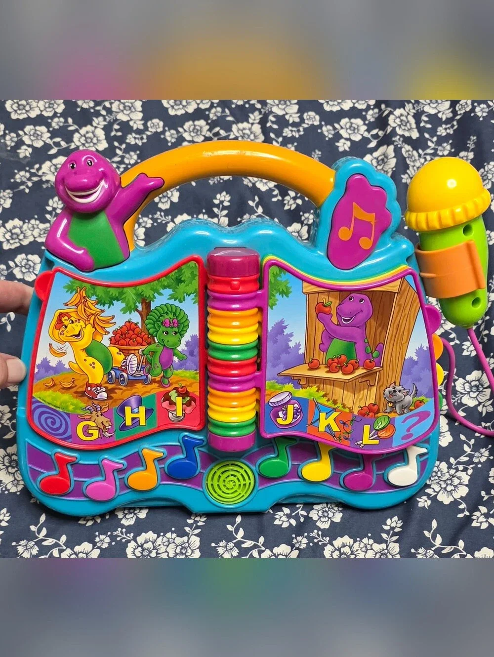 Colorful Musical Kids Learning Toy - Purple, Yellow, Blue